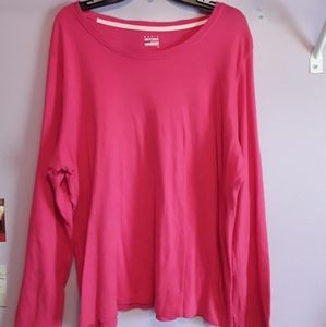 Hot Pink Long Sleeve Tee